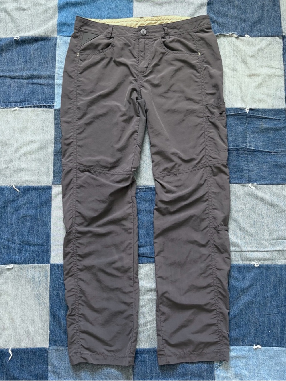 patagonia grey hiking pant women’s away from home pants straight leg fit size 8